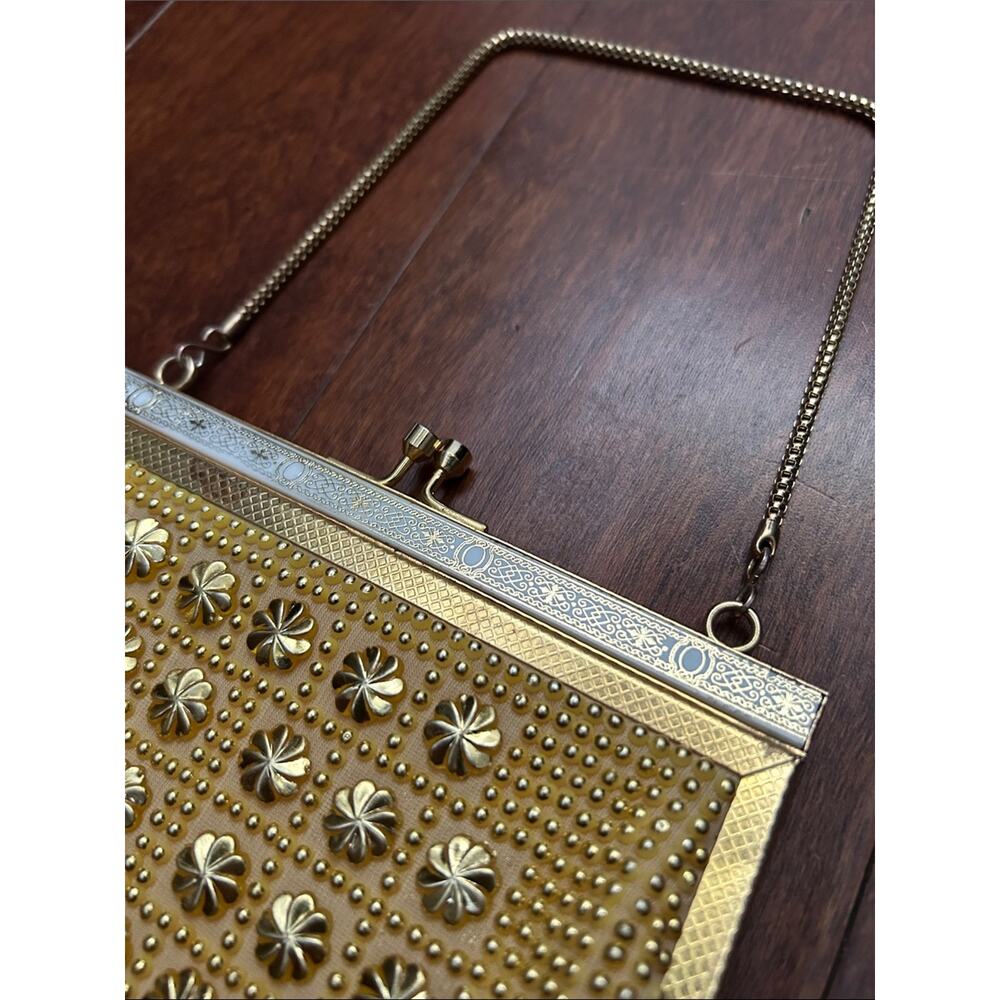Vintage Gold Candy Dot Hand Bag - Picture 3 of 13